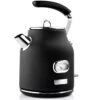 Westinghouse Waterkoker Retro Collections - 2200 W - Liquorice Black - 1.7 Liter - WKWKH148BK