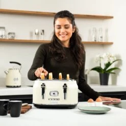 Westinghouse Retro Waterkoker + Broodrooster 4 Sleuven + Blender - Wit -Le Creuset Winkel 1200x1200 176