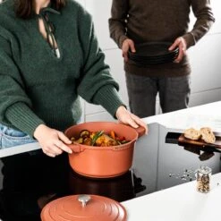 Westinghouse Pannenset Performance (Braadpan + Hapjespan) ø 28 Cm - Rood - Inductie En Alle Andere Warmtebronnen -Le Creuset Winkel 1200x1200 28