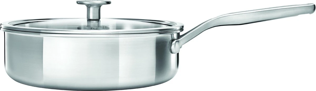 KitchenAid Hapjespan - Multi-Ply RVS - ø 24 Cm / 3.1 Liter 3 KitchenAid Hapjespan - Multi-Ply RVS - ø 24 Cm / 3.1 Liter