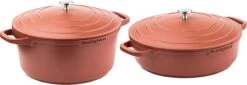 Westinghouse Pannenset Performance (Braadpan + Hapjespan) ø 28 Cm - Rood - Inductie En Alle Andere Warmtebronnen