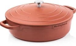 Westinghouse Pannenset Performance (Braadpan + Hapjespan) ø 28 Cm - Rood - Inductie En Alle Andere Warmtebronnen -Le Creuset Winkel 1200x731