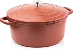 Westinghouse Pannenset Performance (Braadpan + Hapjespan) ø 28 Cm - Rood - Inductie En Alle Andere Warmtebronnen -Le Creuset Winkel 1200x813 1