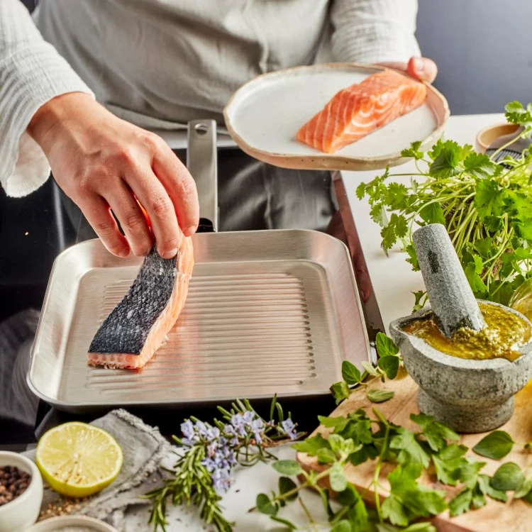 Demeyere Grillpan Specialties 3 24 X 24 Cm 4 Demeyere Grillpan Specialties 3 24 X 24 Cm - Afbeelding 2