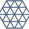 Zone Denmark Pannenonderzetter Triangles - Denim - 16 X 14 Cm