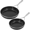 Demeyere Koekenpannen Alu Pro 5 - Ceraforce - ø 24 + 28 Cm - Keramische Anti-aanbaklaag -Le Creuset Winkel 40851 464 0 01
