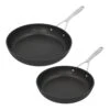 Demeyere Koekenpannenset Alu Industry 3 - Duraslide - ø 24 + 28 Cm - Standaard Anti-aanbaklaag -Le Creuset Winkel 40851 468 0 015B25D