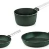 Westinghouse Pannenset Performance (Koekenpan ø 24 En 28 Cm + Steelpan ø 18 Cm) - Groen - Inductie En Alle Andere Warmtebronnen -Le Creuset Winkel 550x339