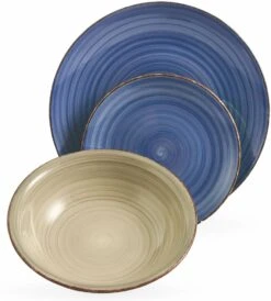 Villa D'Este Serviesset Baita 2 Intensita Doppia - 18-delig / 6 Personen -Le Creuset Winkel 5907302 o