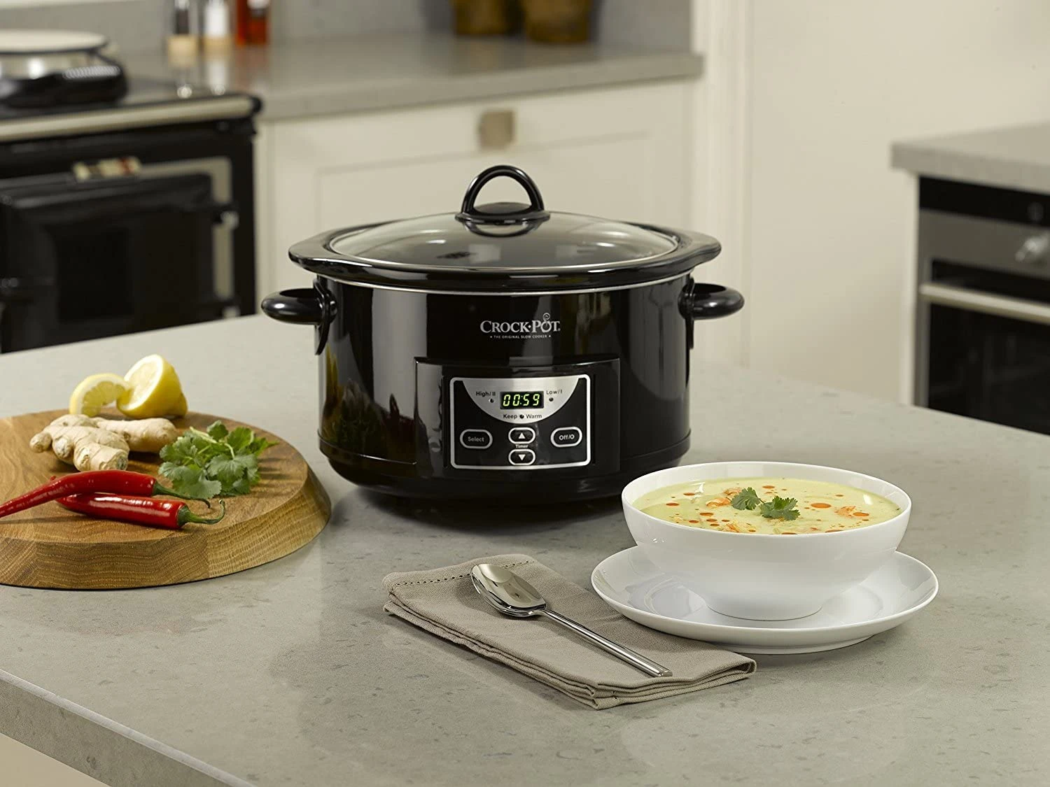 Crockpot Slowcooker - Afteltimer - 4.7 Liter - CR507 7 Crockpot Slowcooker - Afteltimer - 4.7 Liter - CR507 - Afbeelding 5
