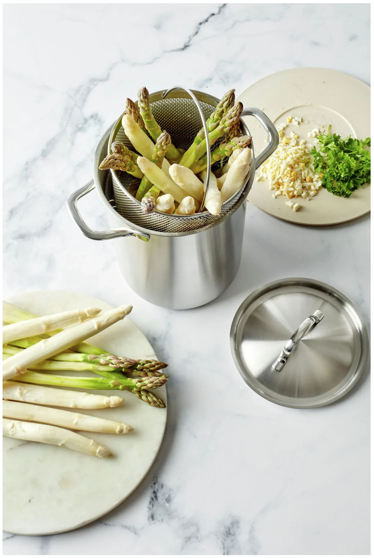 Demeyere Aspergepan / Pastapan Specialties 3 - ø 16 Cm / 4.5 Liter 6 Demeyere Aspergepan / Pastapan Specialties 3 - ø 16 Cm / 4.5 Liter - Afbeelding 4