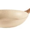 Sambonet Wokpan Rock 'n' Rose - Creme - ø 28 Cm - Standaard Anti-aanbaklaag -Le Creuset Winkel 8014808128424
