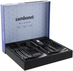 Sambonet Bestekset Bloom - RVS - Monoblock - 24 Delig / 6 Personen -Le Creuset Winkel 8014808487606 6