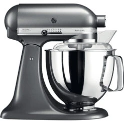 KitchenAid Keukenmachine Artisan - Kantelbare Kop - Tingrijs - 4.8 Liter - 5KSM175PSEMS