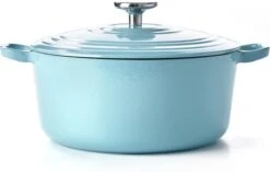BK Braadpan Bourgogne - Aqua Blue - ø 24 Cm / 4.2 Liter -Le Creuset Winkel 8718311317527
