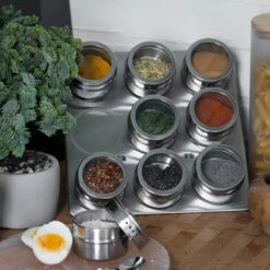 Blackwell Kruidenpotjes Magnetisch - Inclusief 9 Potjes - RVS -Le Creuset Winkel 8720364455576 6