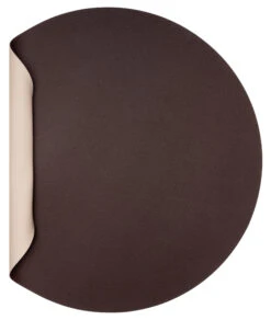 Jay Hill Placemat - Vegan Leer - Bruin / Zand - Dubbelzijdig - ø 38 Cm 17 Jay Hill Placemat - Vegan Leer - Bruin / Zand - Dubbelzijdig - ø 38 Cm -Le Creuset Winkel CL.117991 2