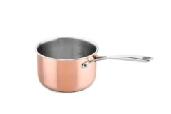 DUCQ Steelpan Met Deksel - Koper - ø 16 Cm / 1.5 Liter -Le Creuset Winkel DU101116 1