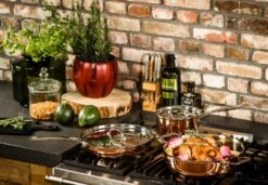 DUCQ Steelpan Met Deksel - Koper - ø 16 Cm / 1.5 Liter -Le Creuset Winkel DUCQ 030