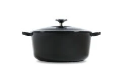 BK Braadpan Bourgogne - Jet Black - ø 24 Cm / 4.2 Liter -Le Creuset Winkel H6071.524 BOUR PD HR Jet Black 72dpi 353f