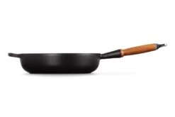 Le Creuset Hapjespan Signature - Mat Zwart - ø 28 Cm / 3.6 Liter- Geëmailleerde Anti-aanbaklaag -Le Creuset Winkel LC 20210721 HL PS FS 20259280000422 003