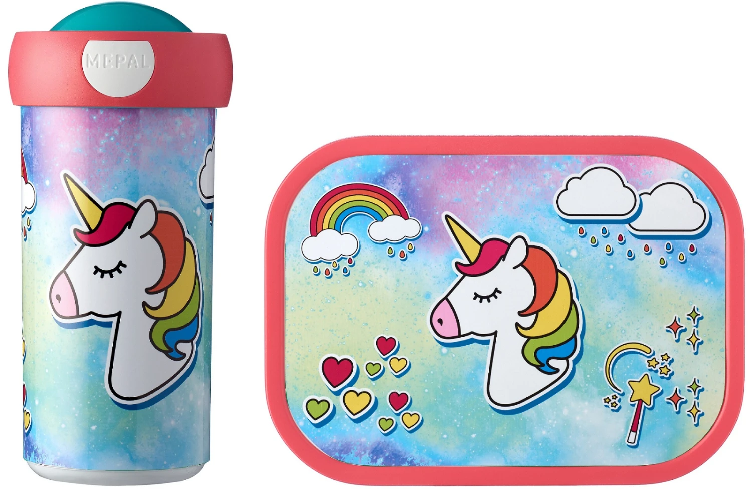 Mepal Lunchset (Schoolbeker & Lunchbox) Campus Unicorn 3 Mepal Lunchset (Schoolbeker & Lunchbox) Campus Unicorn