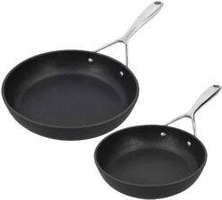 Demeyere Koekenpannen Alu Plus 3 - Duraslide - ø 20 + 24 Cm - Standaard Anti-aanbaklaag