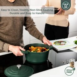Westinghouse Braadpan Performance - Gracious Green - ø 24 Cm / 4.5 Liter -Le Creuset Winkel WCCC0095024SG 4