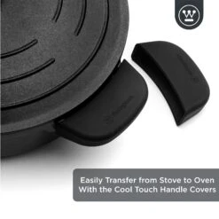Westinghouse Hapjespan Performance - Blissful Black - ø 32 Cm / 5.8 Liter - Standaard Anti-aanbaklaag -Le Creuset Winkel WCCC0095L28BK 5 1