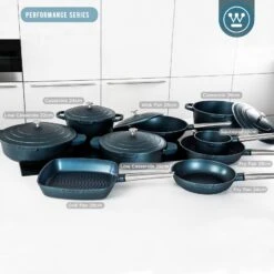 Westinghouse Hapjespan Performance - Bravery Blue - ø 32 Cm / 5.8 Liter - Standaard Anti-aanbaklaag 18 Westinghouse Hapjespan Performance - Bravery Blue - ø 32 Cm / 5.8 Liter - Standaard Anti-aanbaklaag -Le Creuset Winkel WCCC0095L28BL 6 1