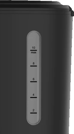 Westinghouse Filter-koffiezetapparaat Basic Zwart - 1.25 Liter - WKCM621BK -Le Creuset Winkel WKCM621 water level gauge 2 2