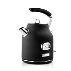 Westinghouse Waterkoker Retro Collections - 2200 W - Liquorice Black - 1.7 Liter - WKWKH148BK -Le Creuset Winkel WKWK148BK Retro Kettle 1