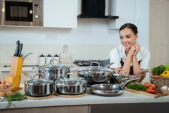 Westinghouse Koekenpan Black Signature - ø 28 Cm - Standaard Anti-aanbaklaag -Le Creuset Winkel Westinghouse Black Signature Sfeer 4