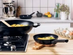 BK Koekenpan Easy Induction Aluminium - ø 20 Cm - Keramische Anti-aanbaklaag -Le Creuset Winkel c29876f01a281cbdafd70bcf679134eb96db01b0 BK Easy Induction Frypan 20 005
