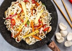 Westinghouse Wokpan Marble Wood - ø 30 Cm - Standaard Anti-aanbaklaag -Le Creuset Winkel dsvsdc