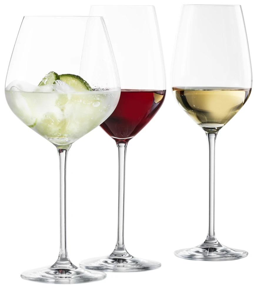 Schott Zwiesel Wijnglazen Fortissimo - Set 18 Delig - Witte En Rode Wijnglazen & Gin Tonic Glazen 4 Schott Zwiesel Wijnglazen Fortissimo - Set 18 Delig - Witte En Rode Wijnglazen & Gin Tonic Glazen - Afbeelding 2
