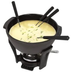 Boska Fondueset Party Pro - 4 Personen - Zwart - 900 Ml